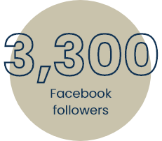 3,300 Facebook Followers